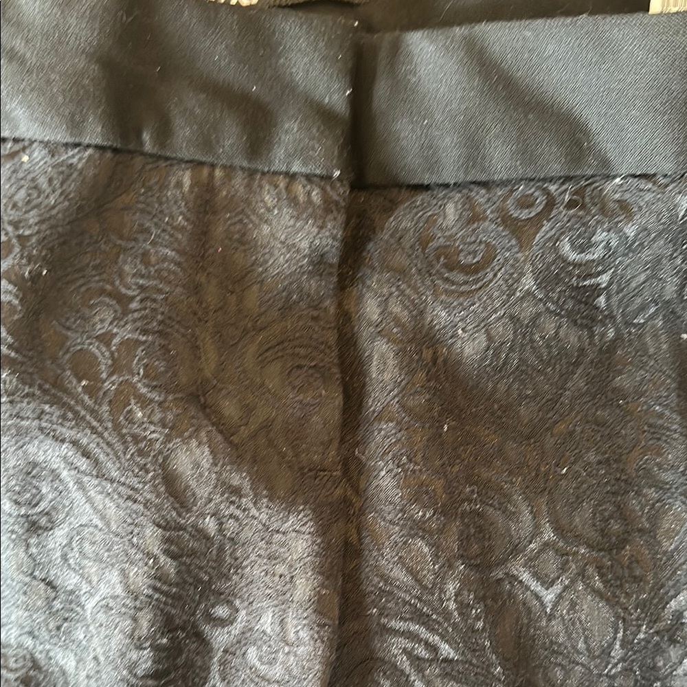 Express Black Patterned Pants - image 5